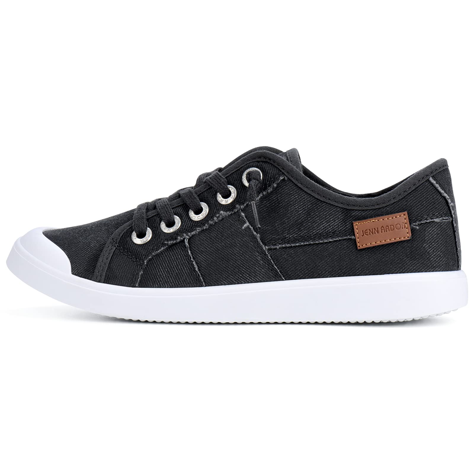 **JENN ARDOR Women's Slip-On Canvas Loafers - Comfortable Round Toe Sneakers for Casual Walking & Everyday Wear | Fashionable & Soft Flats for Work, Travel & Outfits**