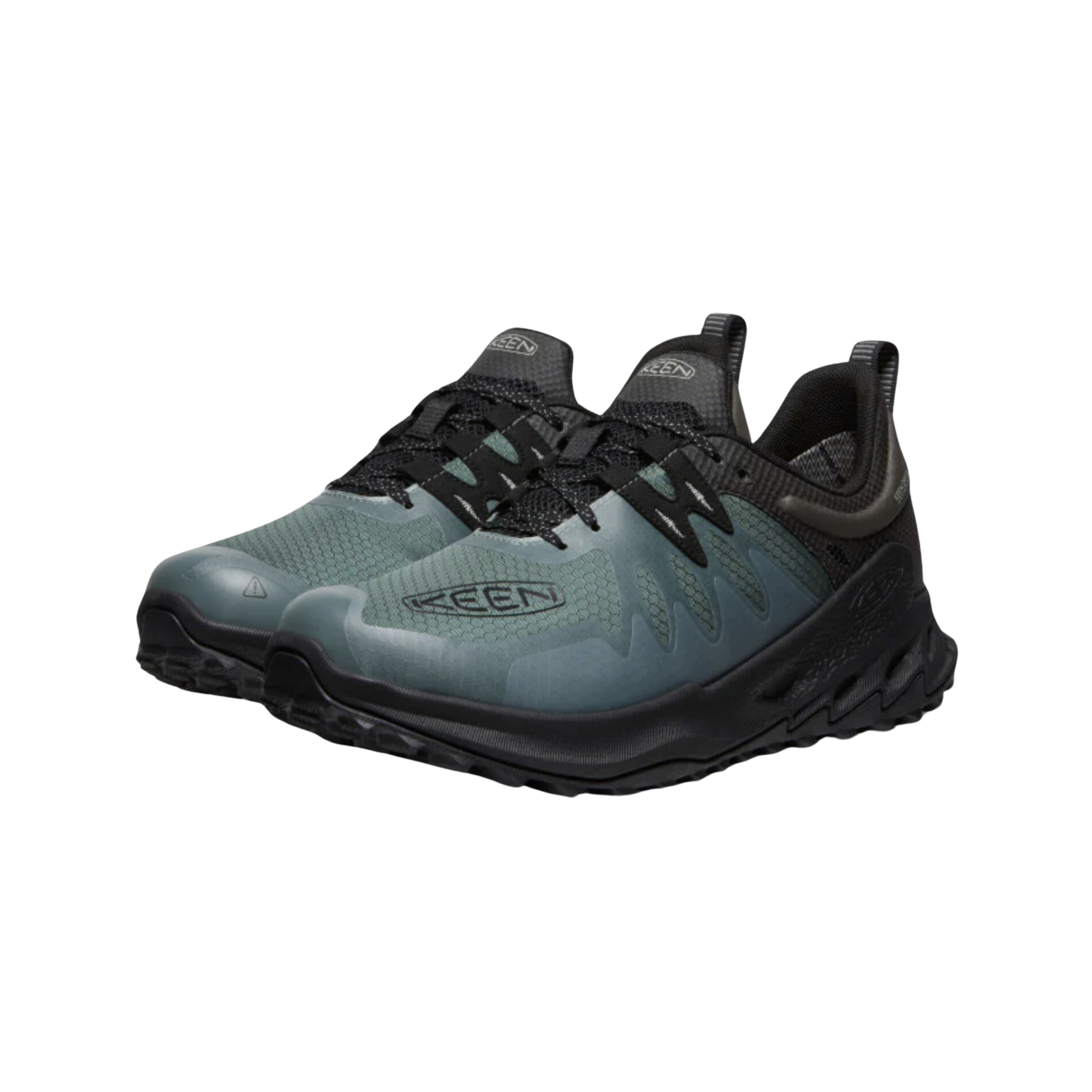 Men's Zionic Waterproof Hiking Shoes - Dark Forest/Black (Regular Width) - Lightweight Trail Running & Outdoor Adventure Footwear for Men