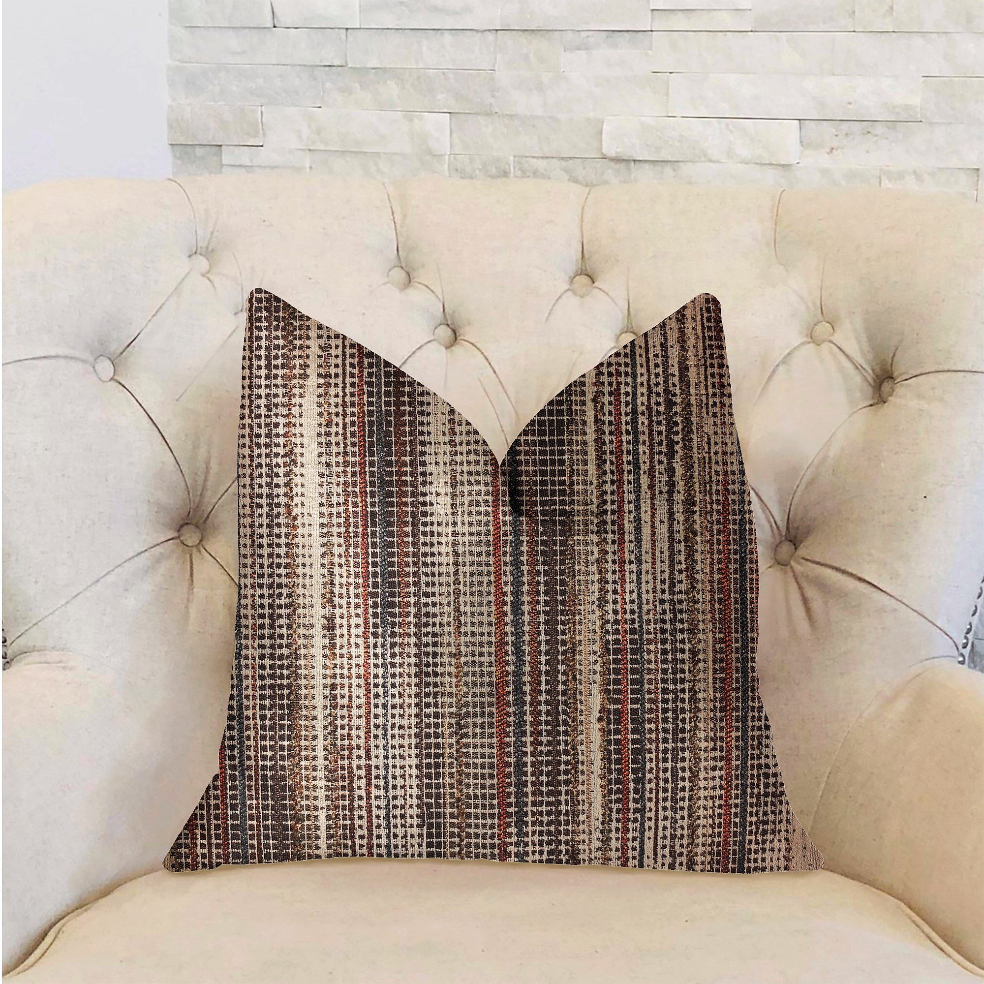 Plutus Felicity Luxury Throw Pillow 16x16 Inches - Soft Decorative Cushion for Sofa, Bed & Home Decor - Premium Living Room & Bedroom Accent Pillow