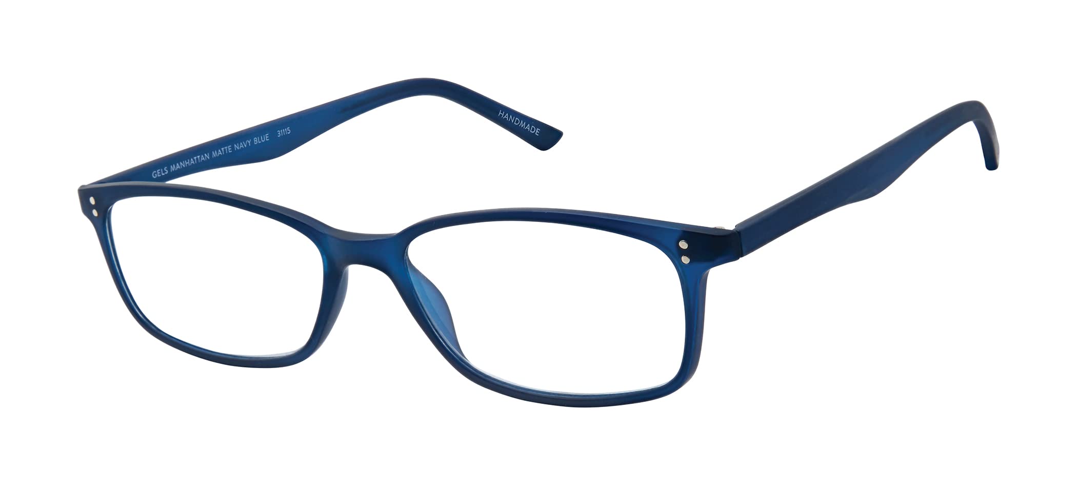 Scojo New York Gels Manhattan Reading Glasses - Matte Textured Readers for Men & Women | Fashionable Eyewear for Work, Reading & Daily Use