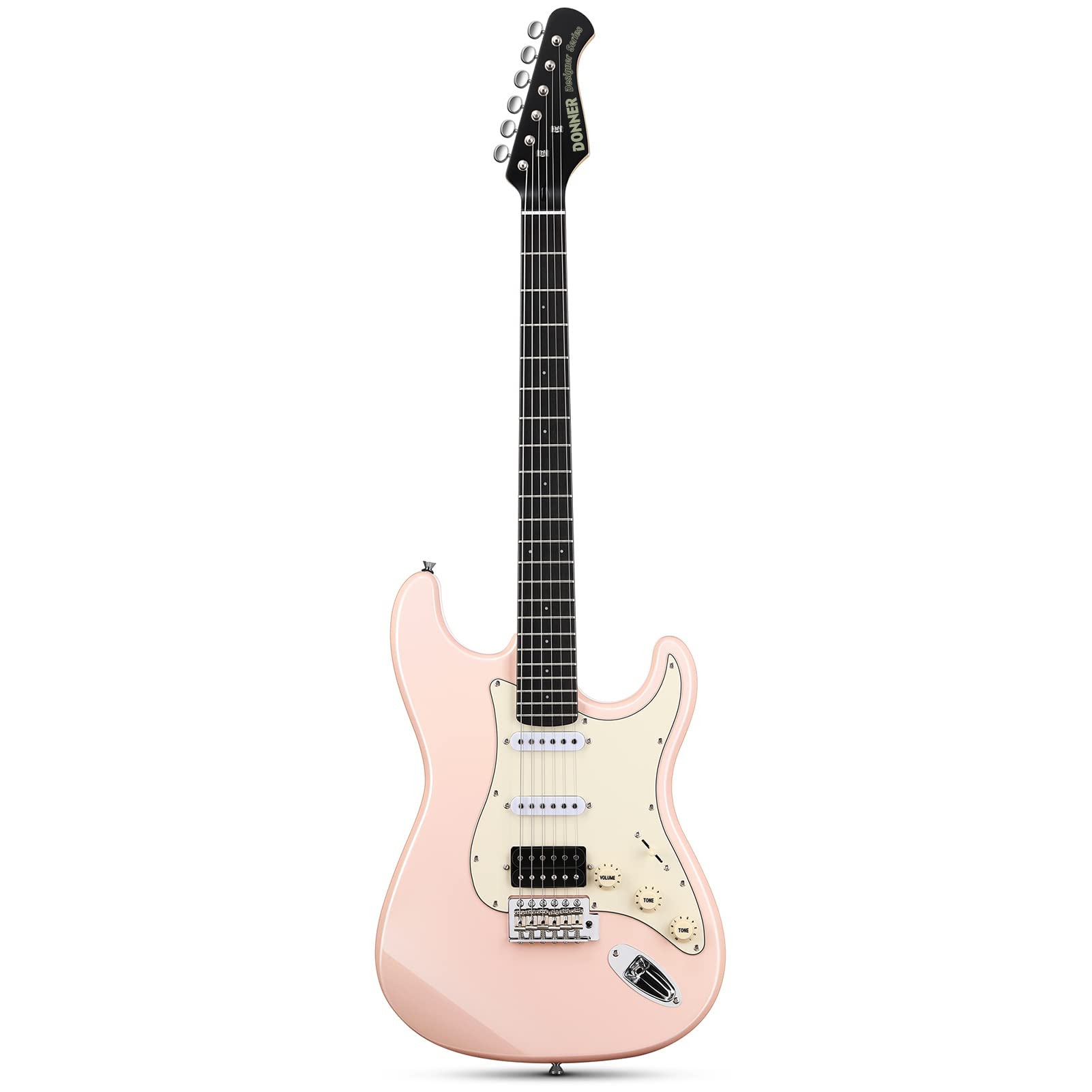 Donner 39 Inch Electric Guitar - DST-200 Designer Series Solid Body Guitar with Single Coil Split System for Beginners to Professionals | Includes Gig Bag, Cable & Strap | Perfect for Stage Performances, Studio Recording & Home Practice
