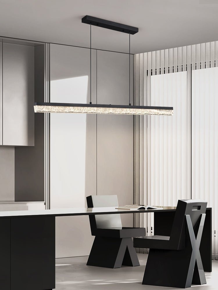 Calyx Island Pendant Light - Modern Glass Ceiling Lighting Fixture for Kitchen, Dining Room & Bedroom | Elegant Home Decor & Interior Design
