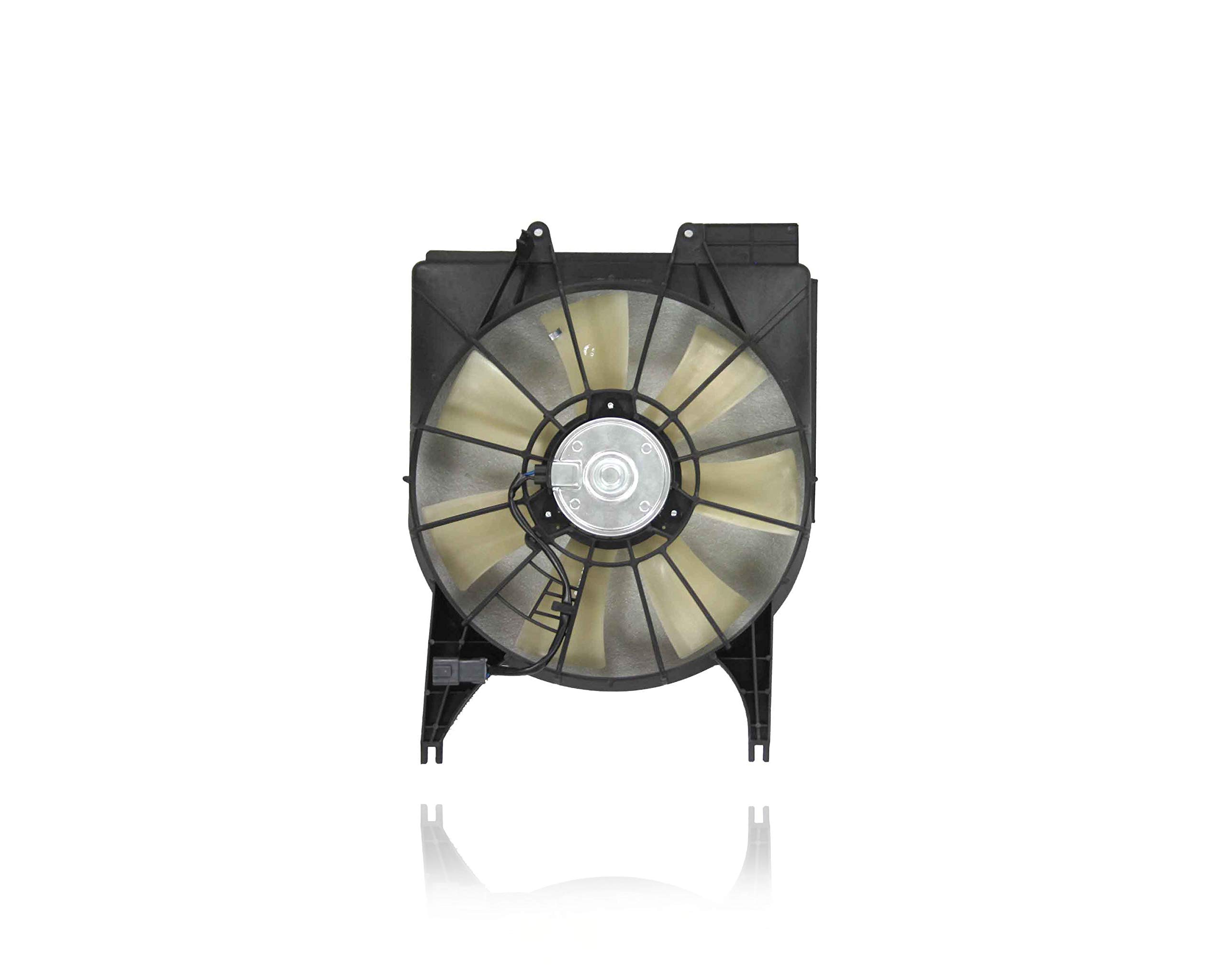AC Condenser Fan Assembly Replacement for 2005-2012 Acura RL - Compatible with AC3113113 & 38616RJAJ01 - Direct Cooling System Upgrade for Better AC Performance in Hot Weather