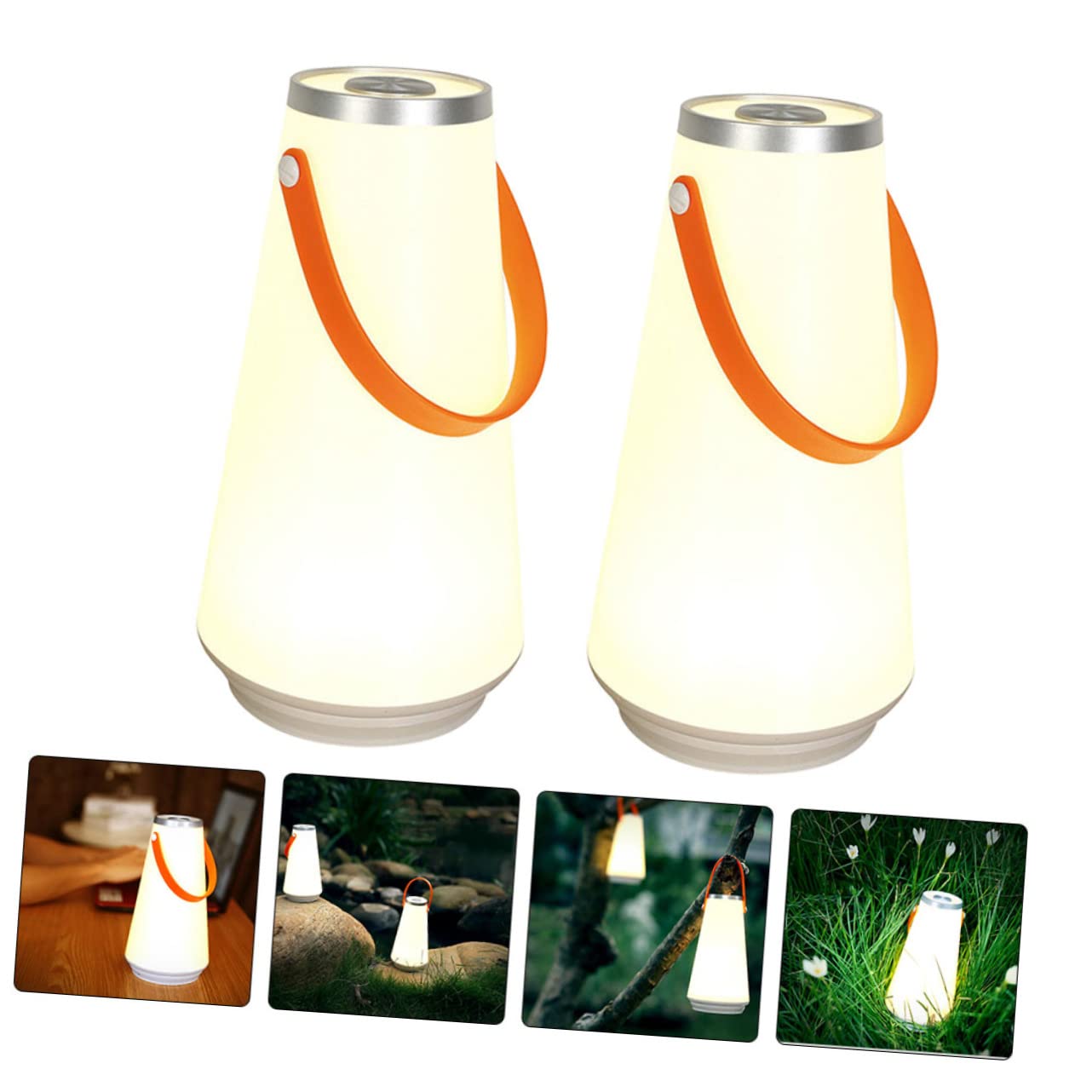 Angoily 6-Piece LED Night Light Desk Lamp - 3D Touch Control Multi-Purpose Table Lamp for Nursery, Bedroom & Office Decor | Perfect for Night Reading, Baby Care & Workspace Lighting