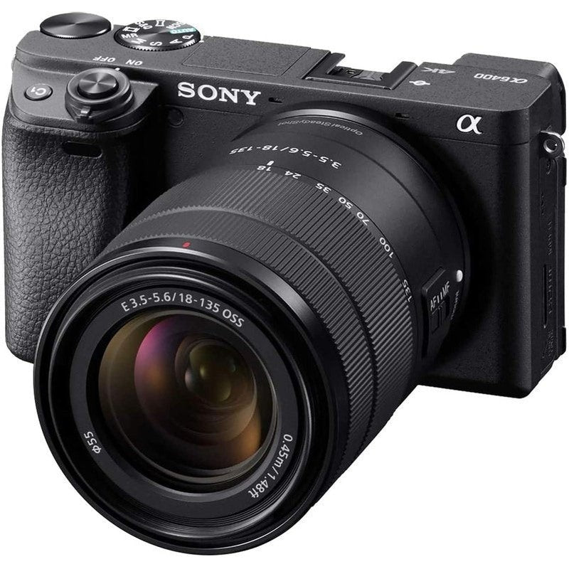 Sony Alpha A6400 Mirrorless Digital Camera with 16-50mm Lens | 4K Video, Fast Autofocus & Flip Screen for Vlogging, Travel & Photography
