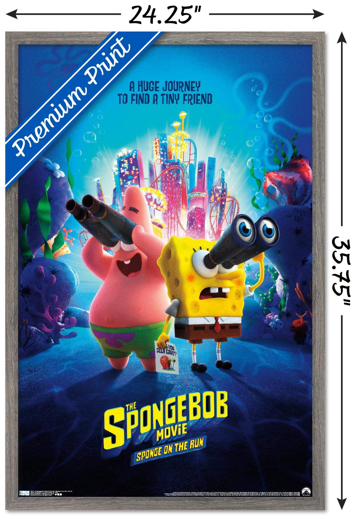 Trends International The SpongeBob Movie: Sponge On The Run Poster - 22.375
