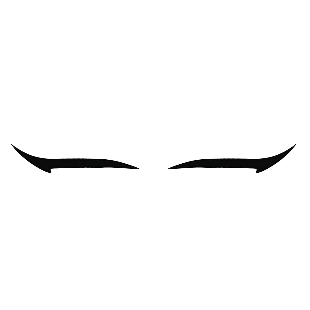 Comet Busters Matte Black Eyeliner Stickers (EL067) - Waterproof Self-Adhesive Eye Makeup Decals for Parties, Halloween & Cosplay