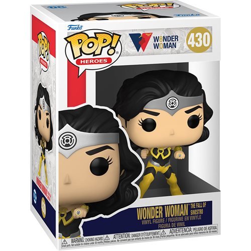 DC Heroes Pop! Vinyl Figure 80th Anniversary Wonder Woman (The Fall of Sinestro) Collectible Toy [430] - Perfect for Comic Book Fans, Collectors & Superhero Decor