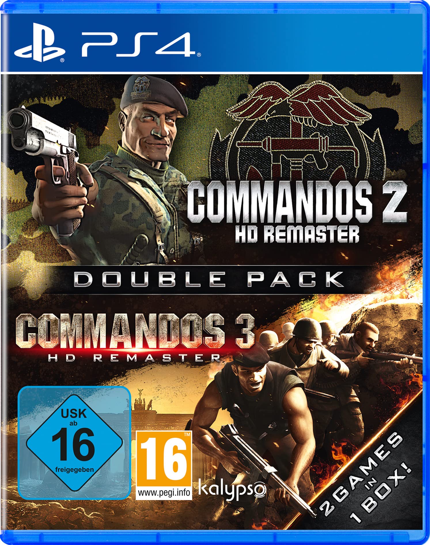Commandos 2 & 3 - HD Remaster Double Pack for PlayStation 4 | Classic WWII Strategy Games | Perfect for Strategy Lovers & Military History Fans