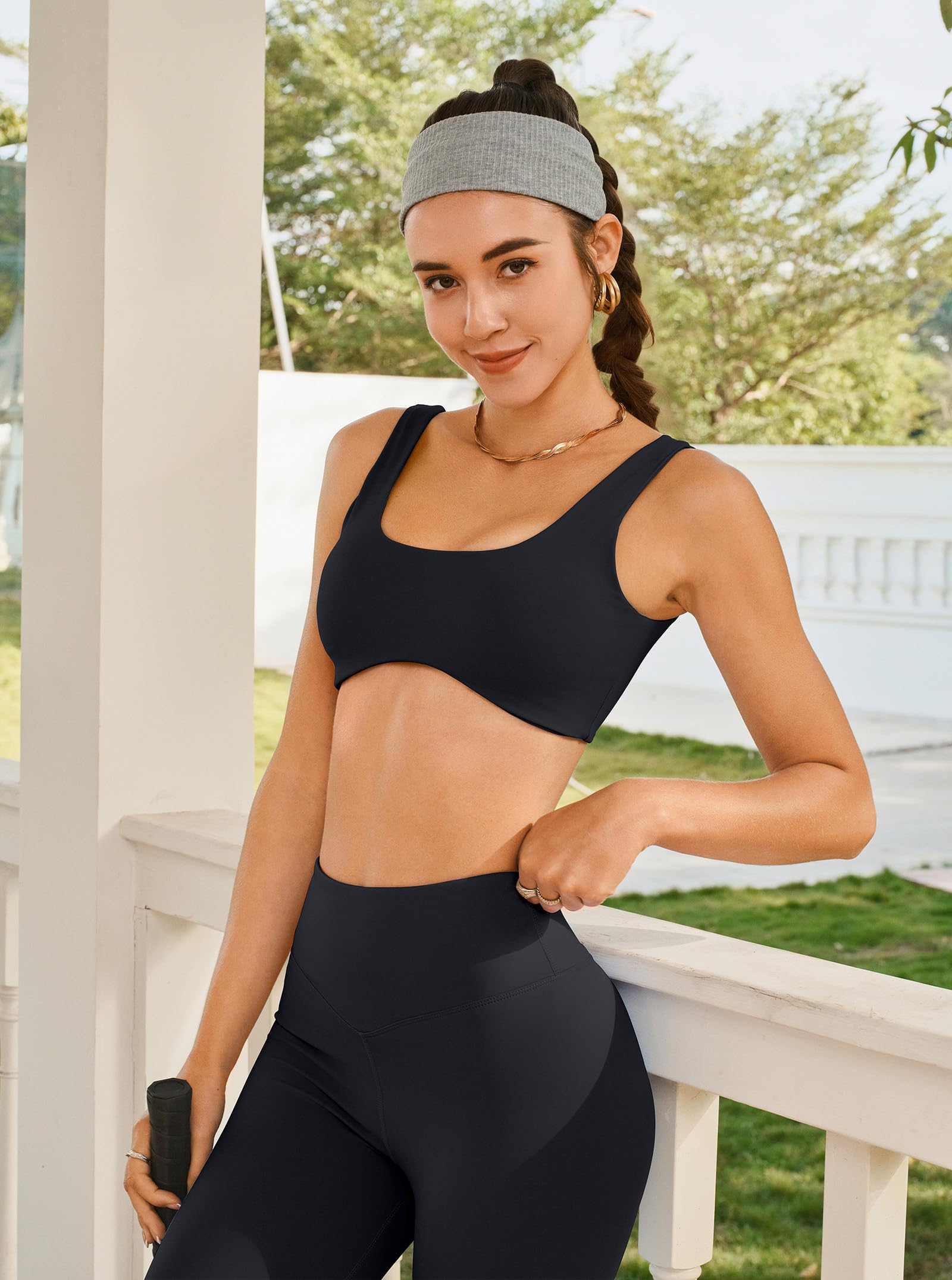 Wireless Padded Sports Bra for Women - Running & Yoga Workouts