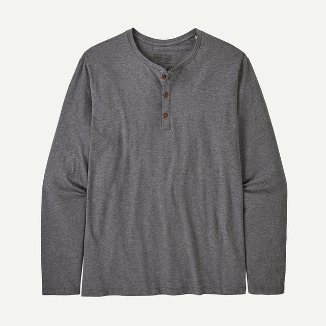 Men's Long Sleeve Henley Shirt - Comfortable Casual Button-Up Top for Everyday Wear | Perfect for Work, Date Night & Weekend Outings