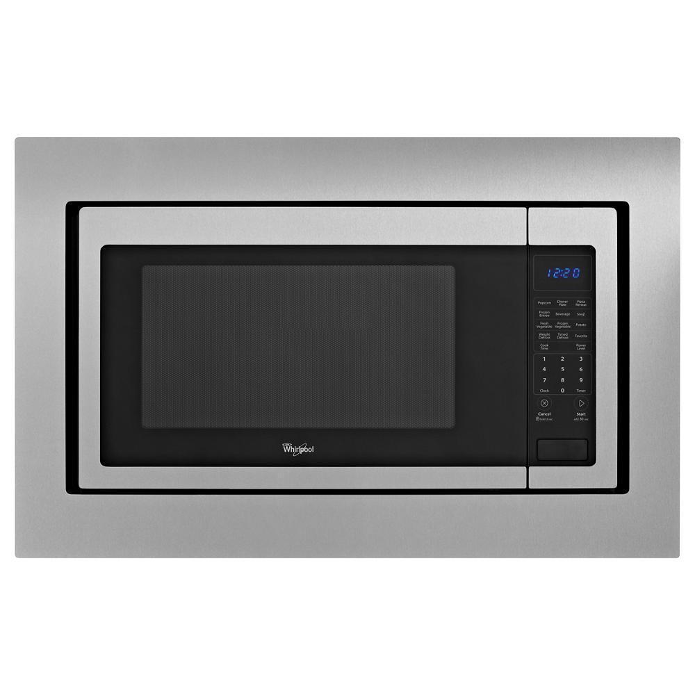 Amana MK2227AZ 27-Inch Stainless Steel Trim Kit for Countertop Microwaves - Perfect for Kitchen Remodeling & Built-In Microwave Installation