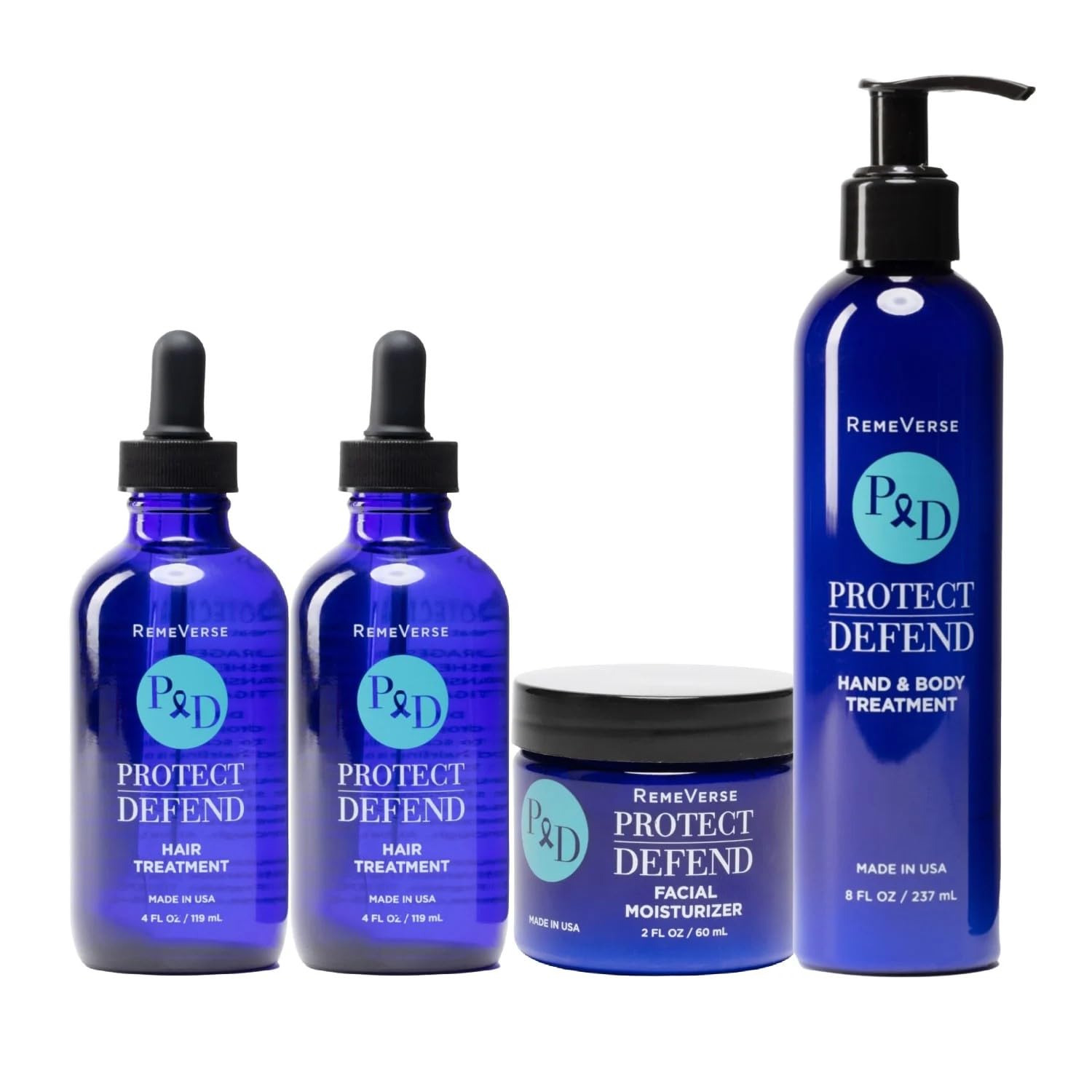 RemeVerse Protect & Defend Sensitive Skin Facial Moisturizer - Fragrance-Free Anti-Aging Face Cream with Hyaluronic Acid, Peptides & Collagen - Hydrating Chemotherapy Skincare - Made in USA - 2oz | Ideal for Daily Use During Cancer Treatment & Gentle Skin Care Routine