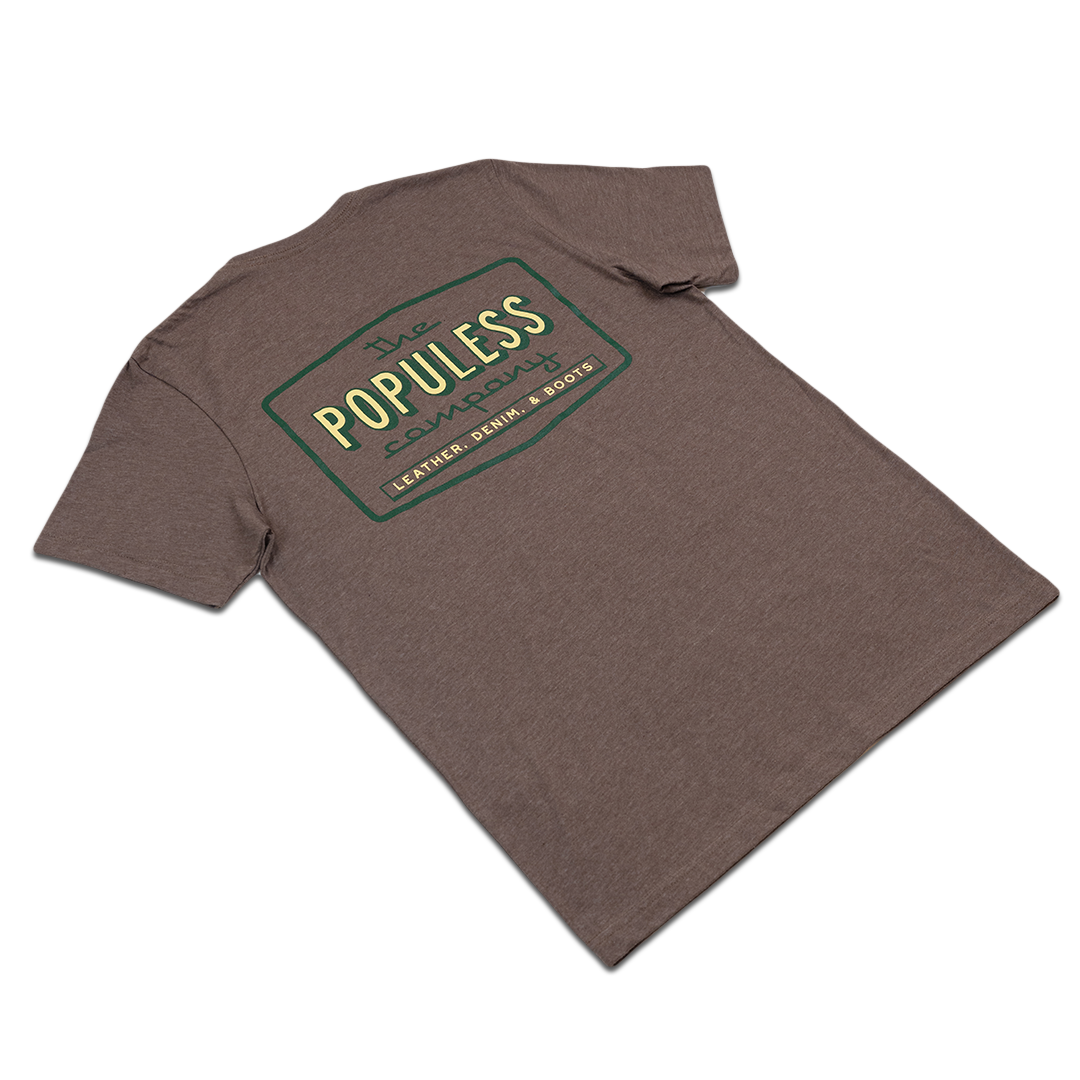 Rito Tee - Soft Cotton T-Shirt in Tawny Brown for Men | Casual & Comfortable Everyday Wear