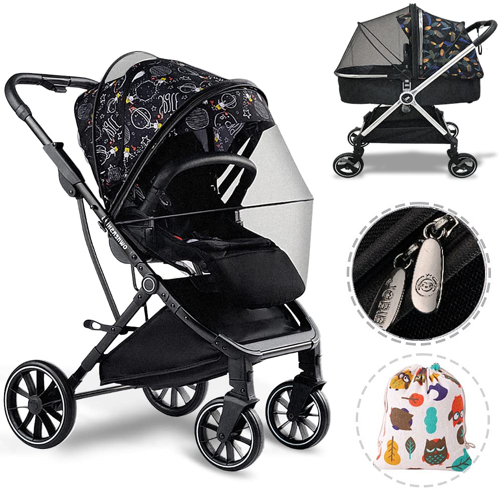 Universal Stroller Bug Net with Double Zipper - Mosquito Protection for Baby Strollers, Car Seats & Bassinets | Easy Installation & Portable Design | Fits Graco & Most Brands | Perfect for Outdoor Walks, Park Visits & Travel