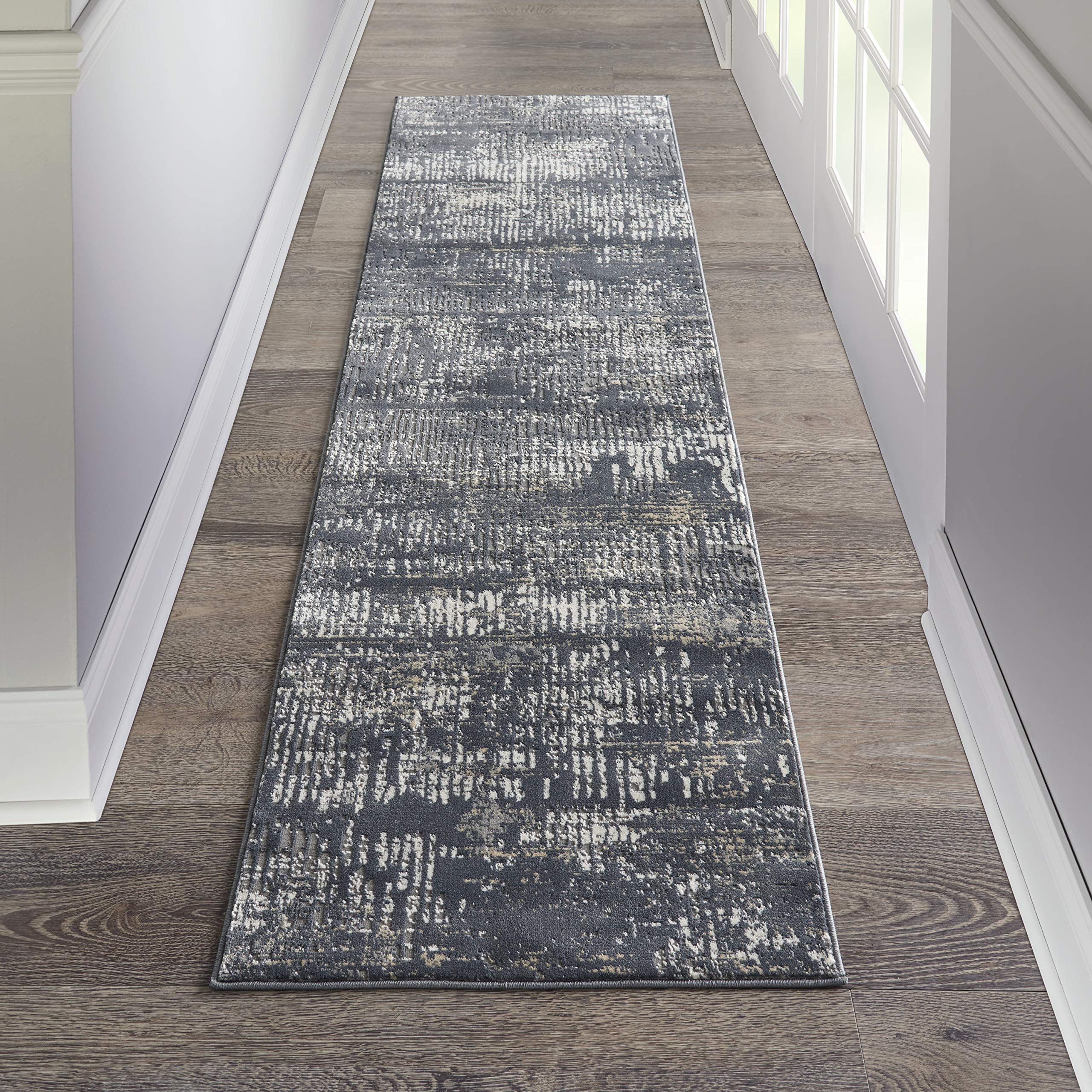 Michael Amini MA90 Uptown Abstract Charcoal Grey 2'2