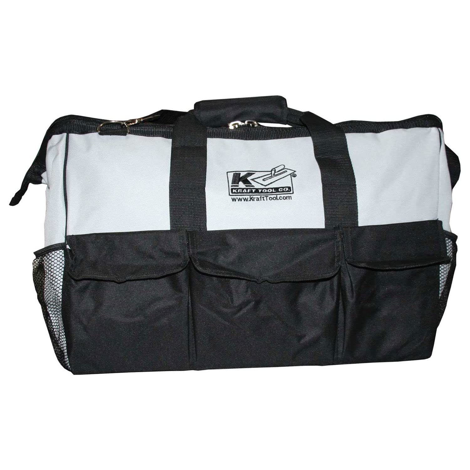 Kraft Tool WL103 Professional Nylon Tool Bag - Durable Construction for Electricians, Plumbers & Handymen - Perfect for Job Sites, Home Repairs & DIY Projects