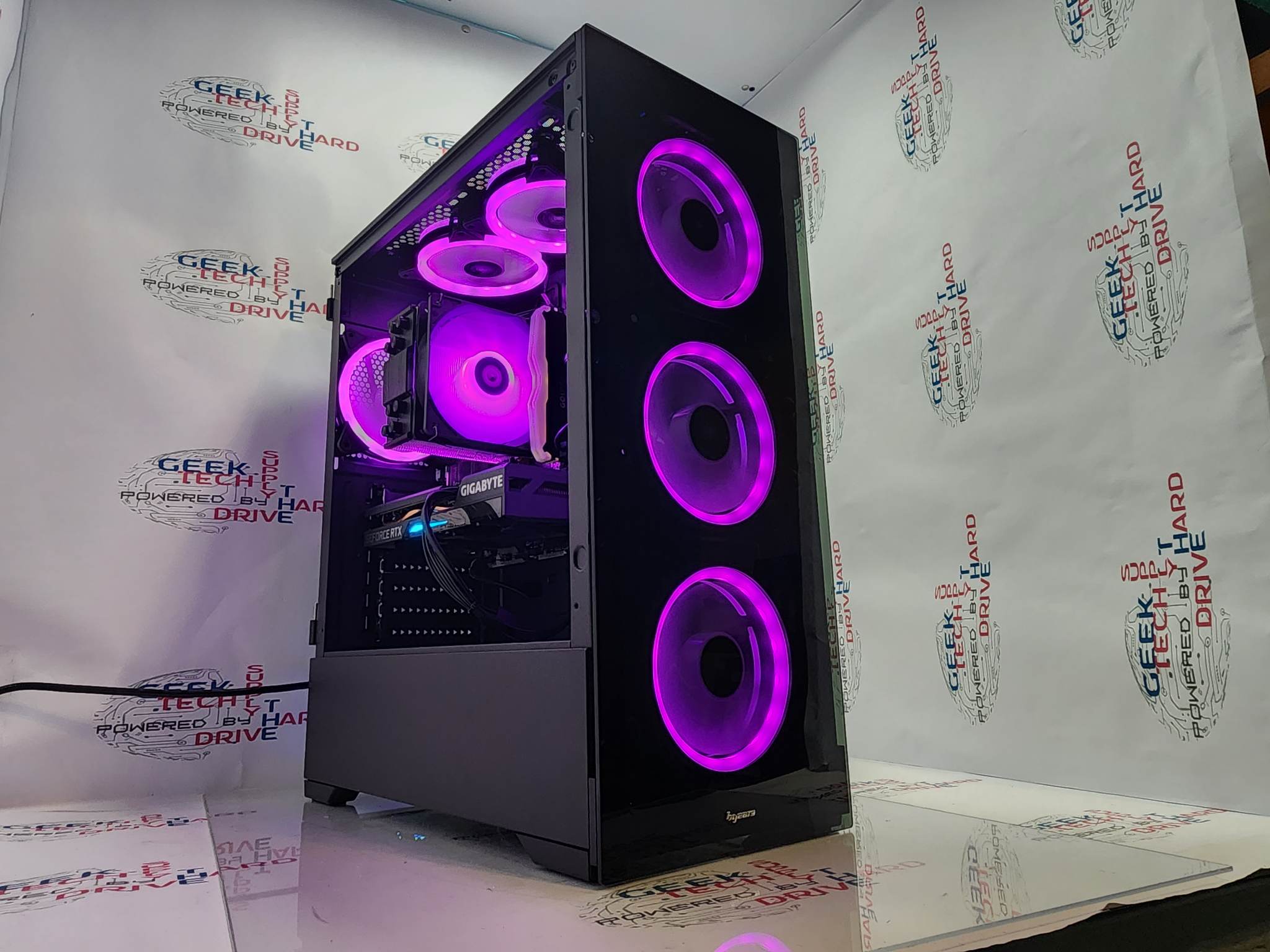 Custom Gaming PC Desktop Computer - AMD Ryzen 7 7800X3D, 2TB SSD, 16GB DDR5 RAM, NVIDIA RTX 4060 Ti, Black Vog A620M - Perfect for 4K Gaming, Streaming & Content Creation