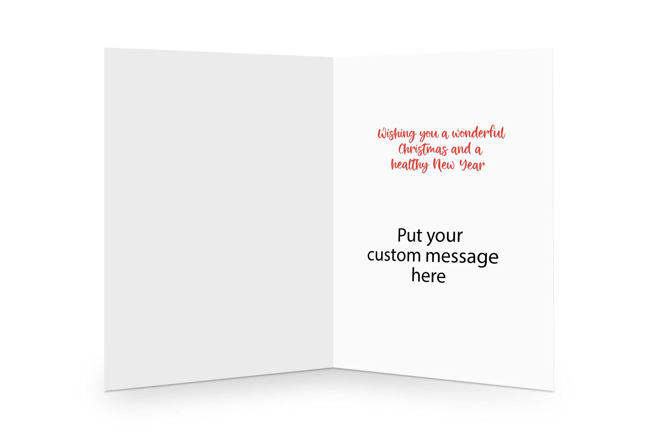 Personalized Funny New Address Holiday Cards - 24 Christmas Cards & Envelopes - Custom Moving Announcement Cards by Stonehouse Collection - Perfect for Housewarming Gifts & Holiday Greetings