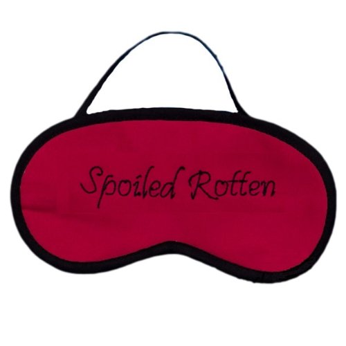 SPOILED ROTTEN Cooling Pink Eye Mask for Puffy Eyes & Dark Circles Relief - Perfect for Travel, Sleep & Self-Care Routine