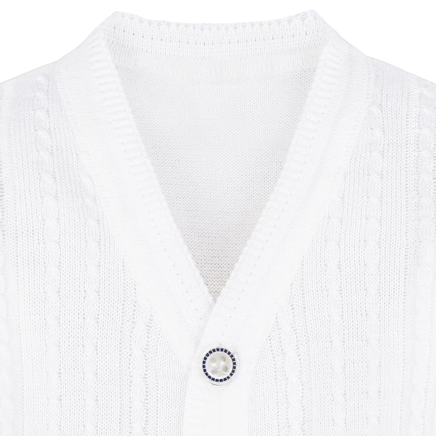 Lilax Baby Boy Cable-Knit Cardigan Sweater - Soft Cotton Knitwear for Newborns & Toddlers - Perfect for Fall Outfits, Family Photos & Special Occasions