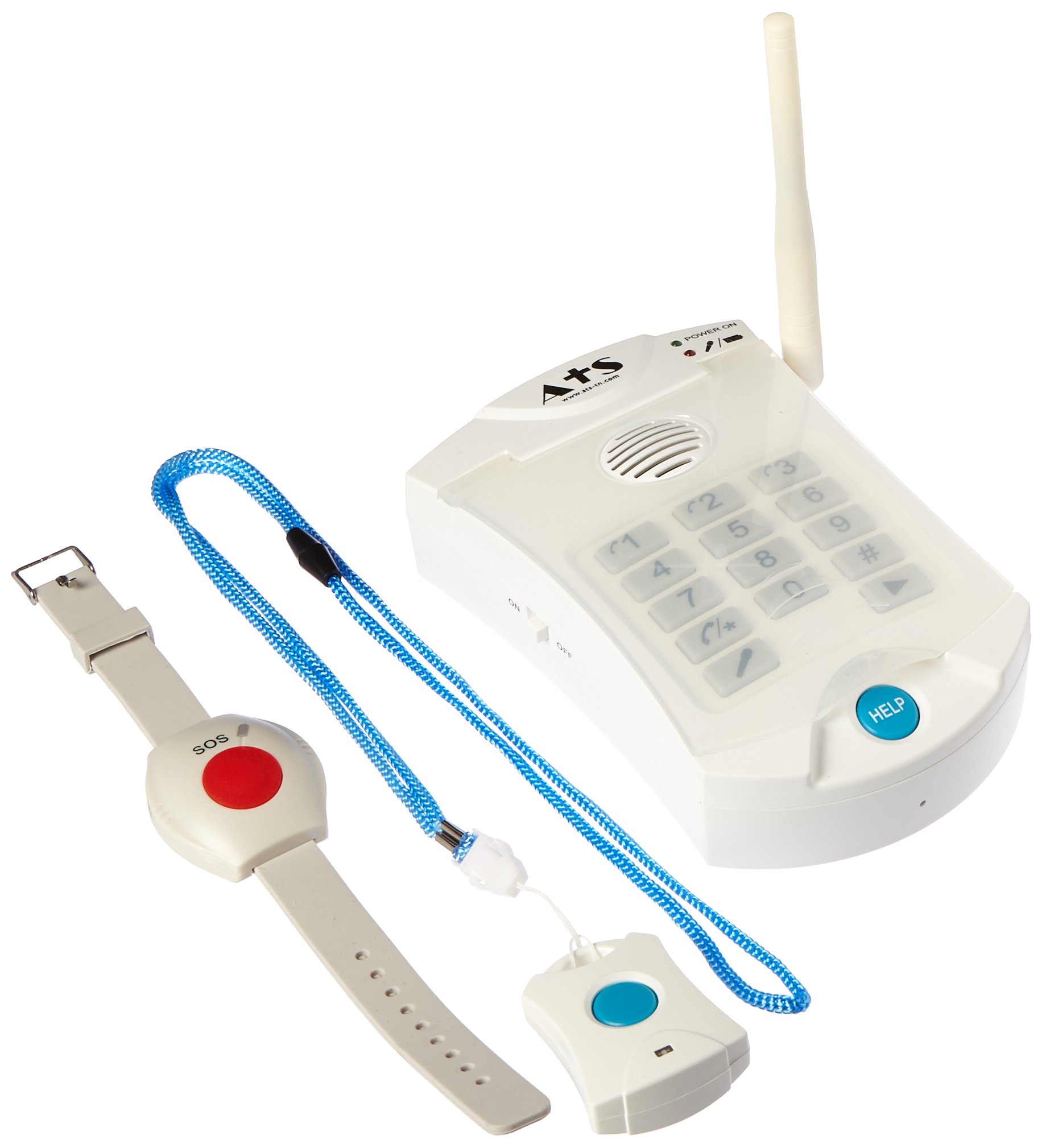 Senior HELP Dialer HD700 Medical Alert System - No Monthly Fees, 24/7 Emergency Response for Seniors | Ideal for Home Use, Fall Detection & Independent Living