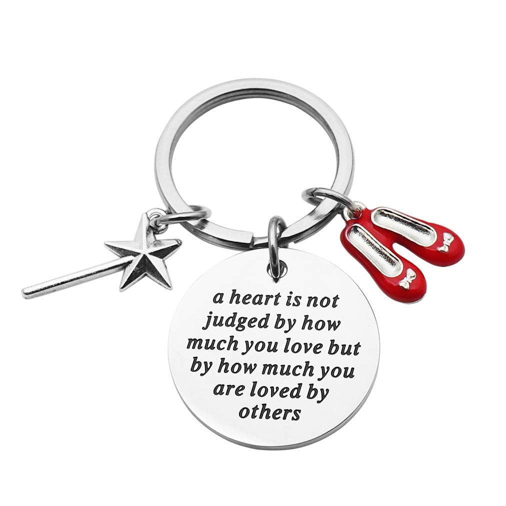 Beeshion Wizard of Oz Necklace - Ruby Slippers Pendant for Women | Gift & Fashion Jewelry