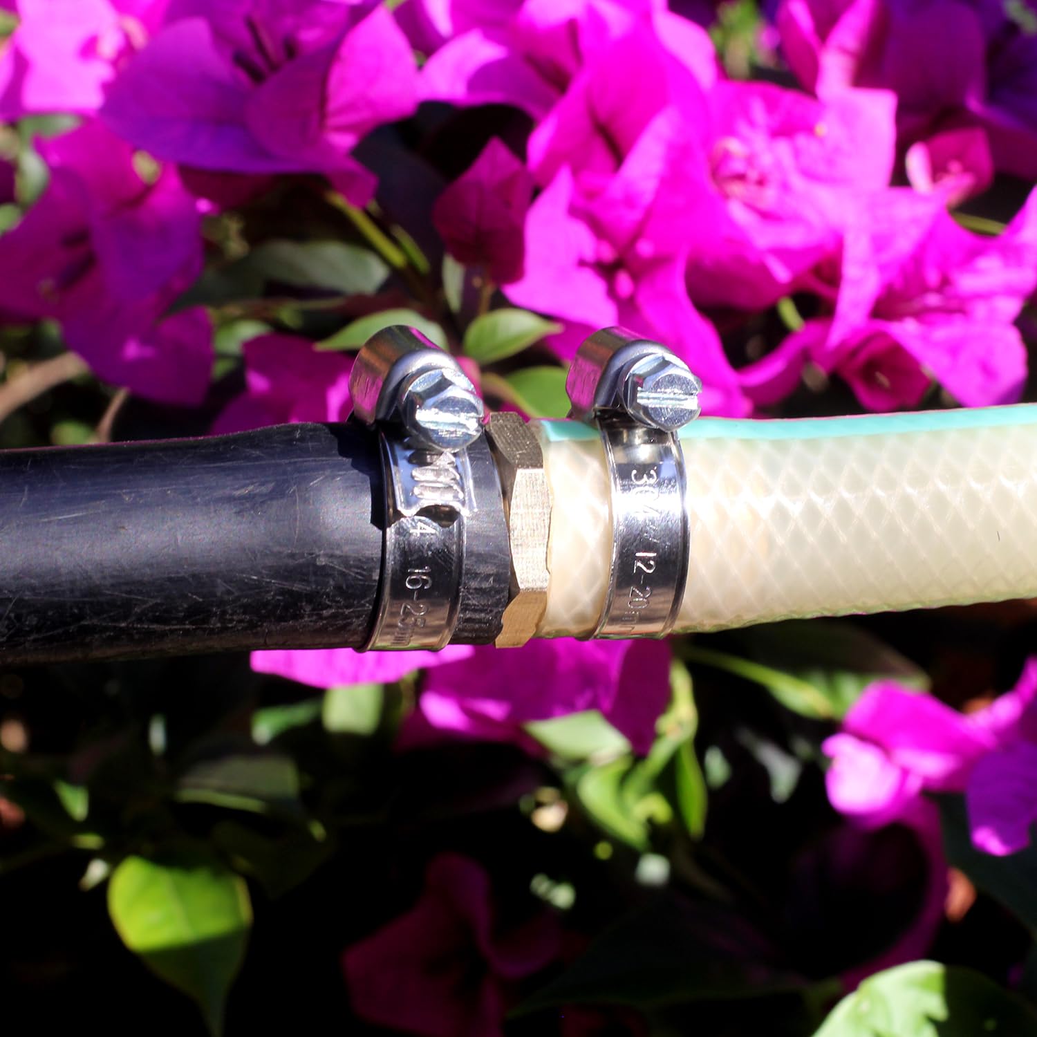 Solid Brass Garden Hose Repair Kit - 3/4