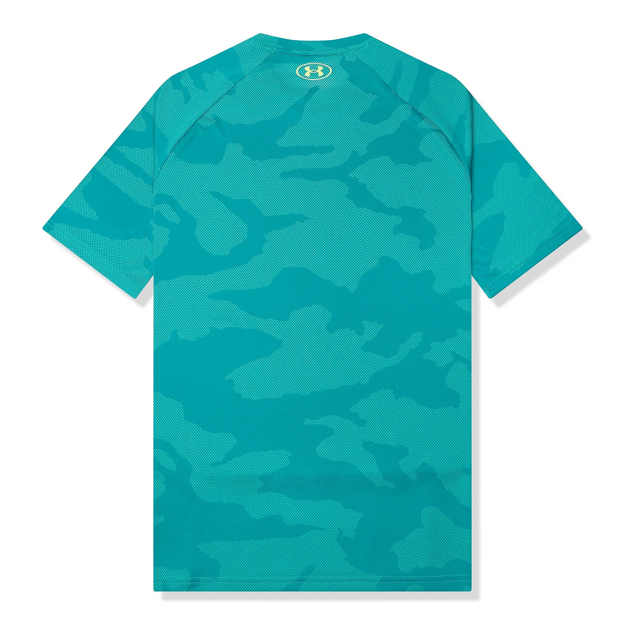 Under Armour UA Velocity Jacquard Performance T-Shirt for Men - Moisture-Wicking Athletic Tee in Turquoise - Perfect for Running, Gym Workouts & Outdoor Sports