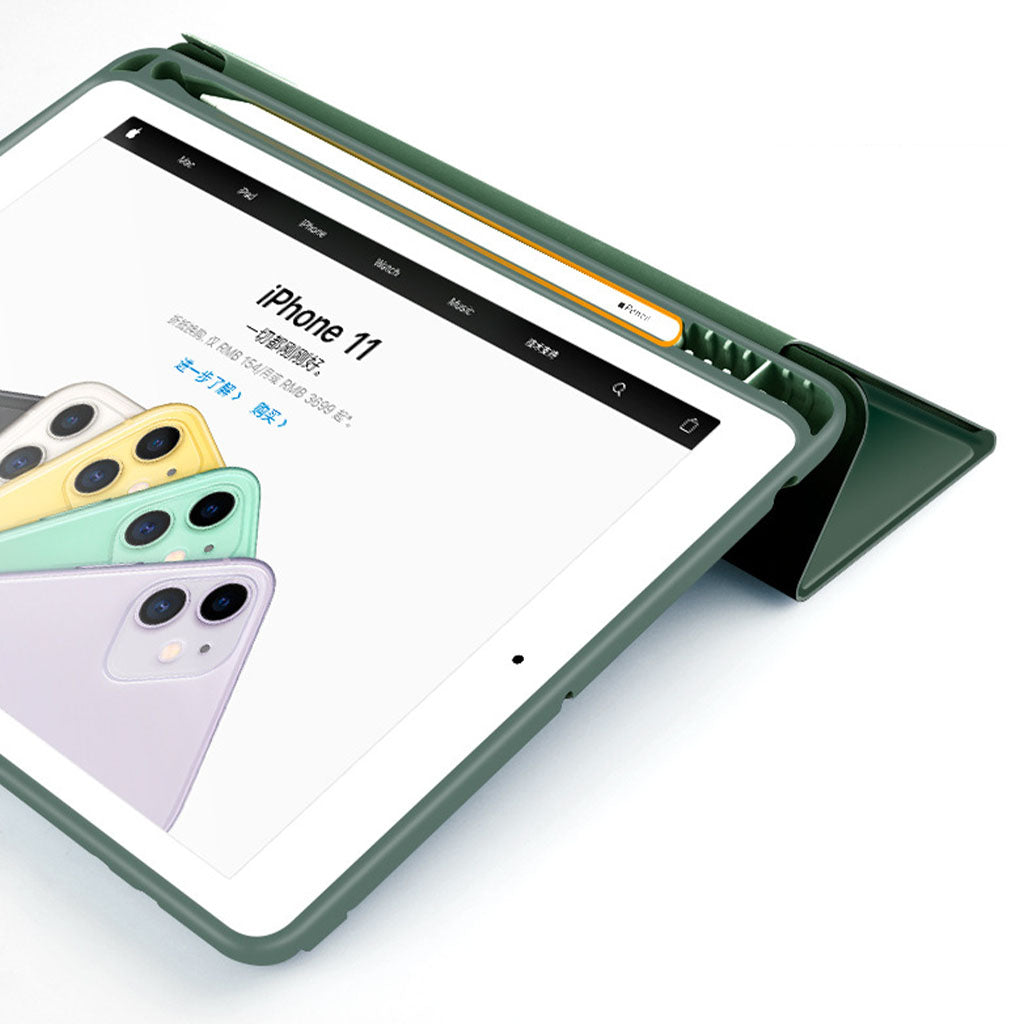 Premium iPad Trifold Case with Signature & Occupation Design - Slim Protective Cover for iPad Air/Pro, Perfect for Work, School & Travel