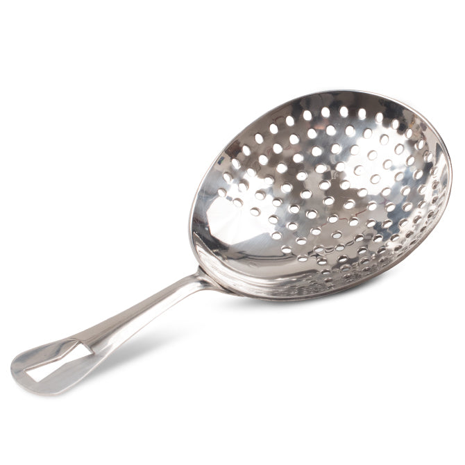 Barfly Julep Strainer - Premium Cocktail Strainer for Mint Juleps & Mixed Drinks - Perfect for Bartenders, Home Bars & Cocktail Enthusiasts