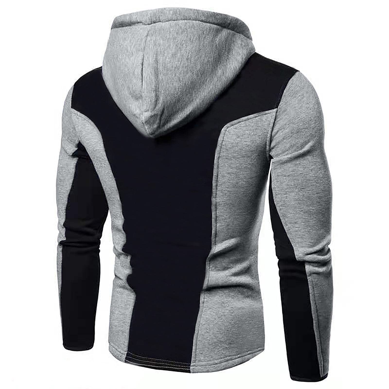 Men's Winter Fashion Coat - Velvet Slim Stitch Jacket with Hood | Warm Casual Sweater for Cold Weather | Perfect for Outdoor Activities & Daily Wear