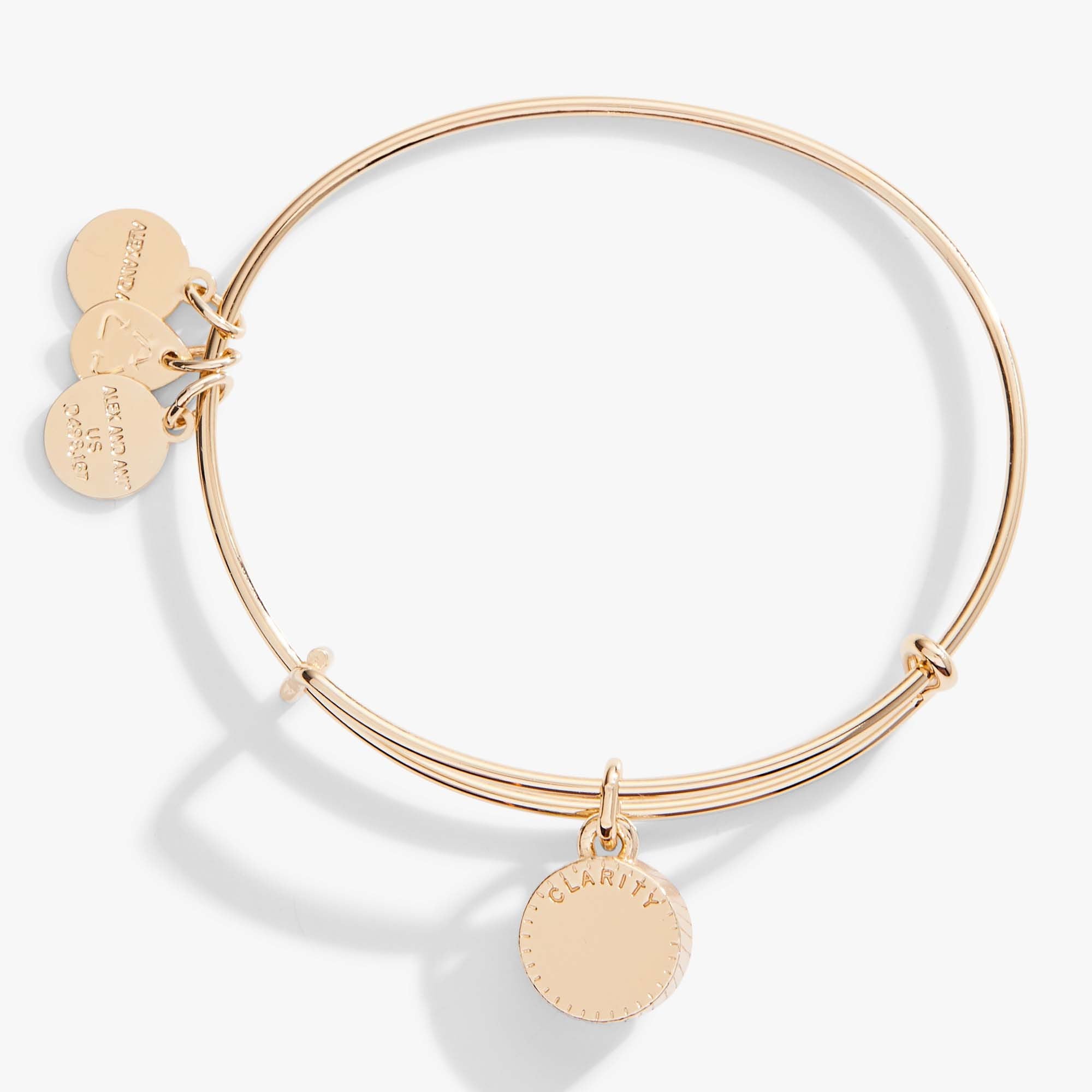 April Birthstone Bracelet - Clear Crystal Charm Bangle for Women, Girls | Perfect Gift for Birthday, Anniversary & Special Occasions | Elegant Jewelry for Everyday Wear & Formal Events