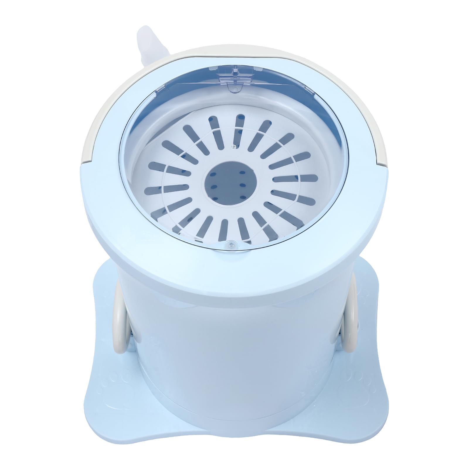 **Manual Foot Pedal Clothes Spinner Dryer - 12L/3.17Gallon Large Capacity Non-Electric Laundry Spin Dryer for Wet Clothes - Compact & Portable for Camping, Apartments, RV Travel & Emergency Use**