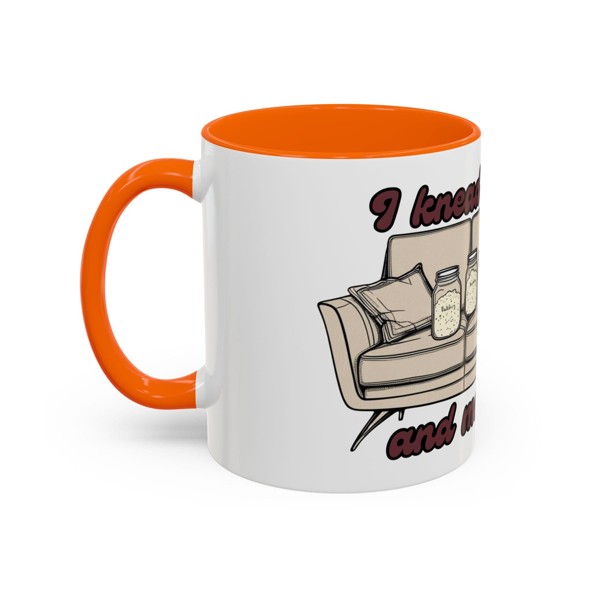 Knead Therapy Accent Coffee Mug - Best Gift for Bakers & Food Lovers - Perfect for Home, Office & Relaxing Coffee Breaks