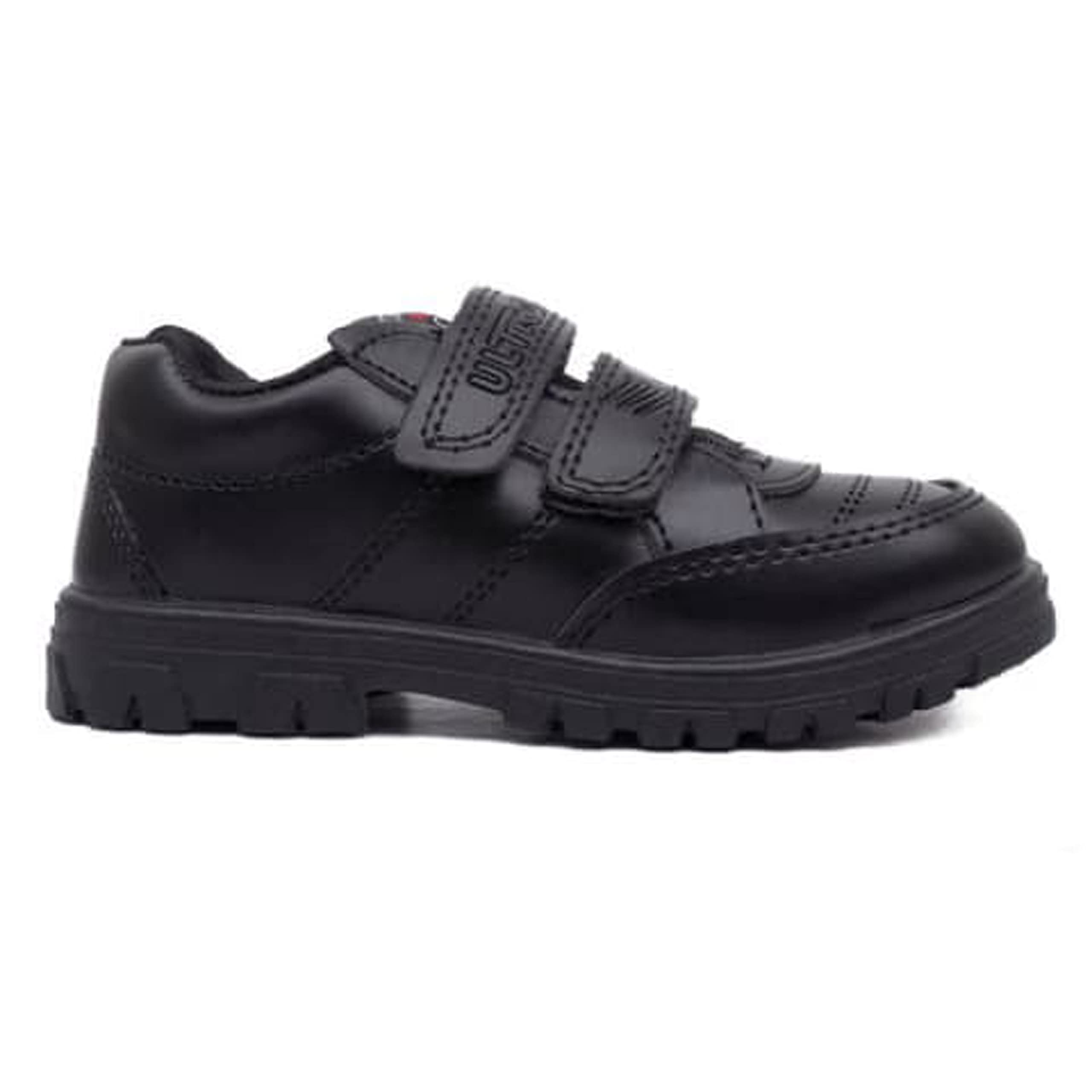 Elegant Boys Velcro School Uniform Shoes - Comfortable & Durable for Daily Wear, Classroom & Playground Activities