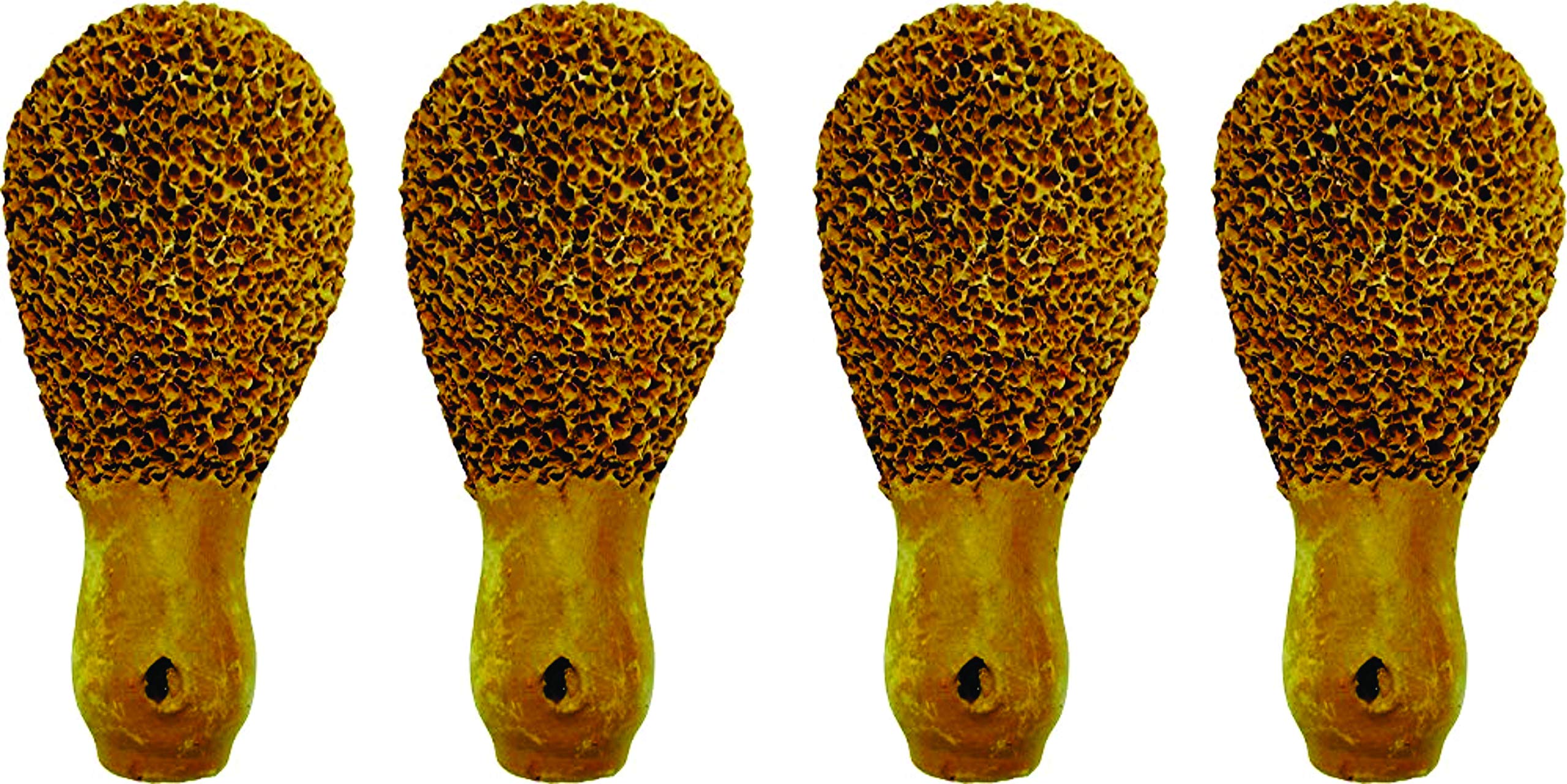 Premium MAS Kreations Pumice Stone for Feet & Hands - Natural Terracotta Callus Remover & Dead Skin Exfoliator - Best Pedicure Tool for Soft Smooth Skin - Perfect for Home Spa, Bath & Self-Care Routine