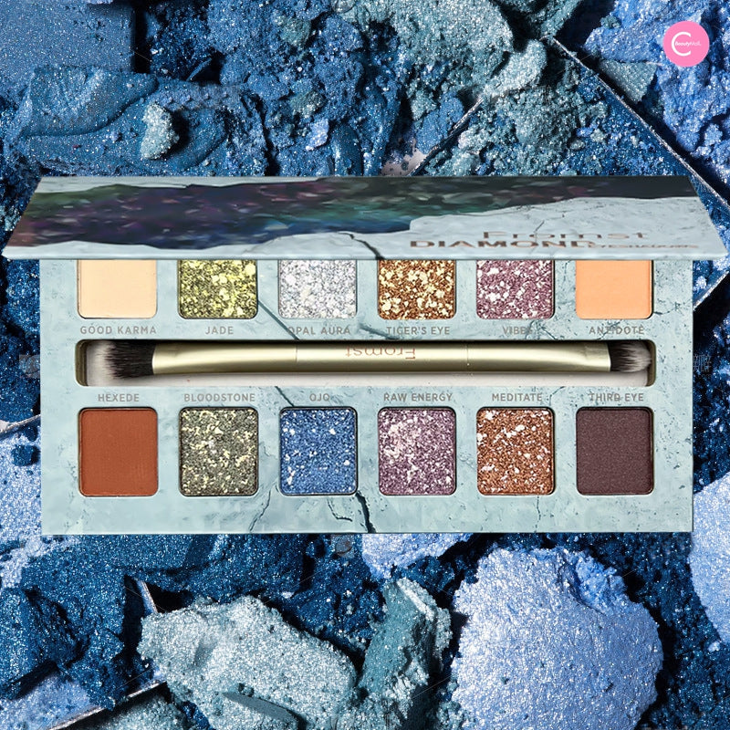 FROMST High Pigment 12 Color Eyeshadow Palette - Long Lasting Matte & Shimmer Makeup Set for Party, Wedding & Everyday Wear