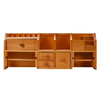 Wooden Jewelry Organizer for Bench Top - Beads, Rings & Necklace Storage - Perfect for Crafting & DIY Jewelry Making at Home