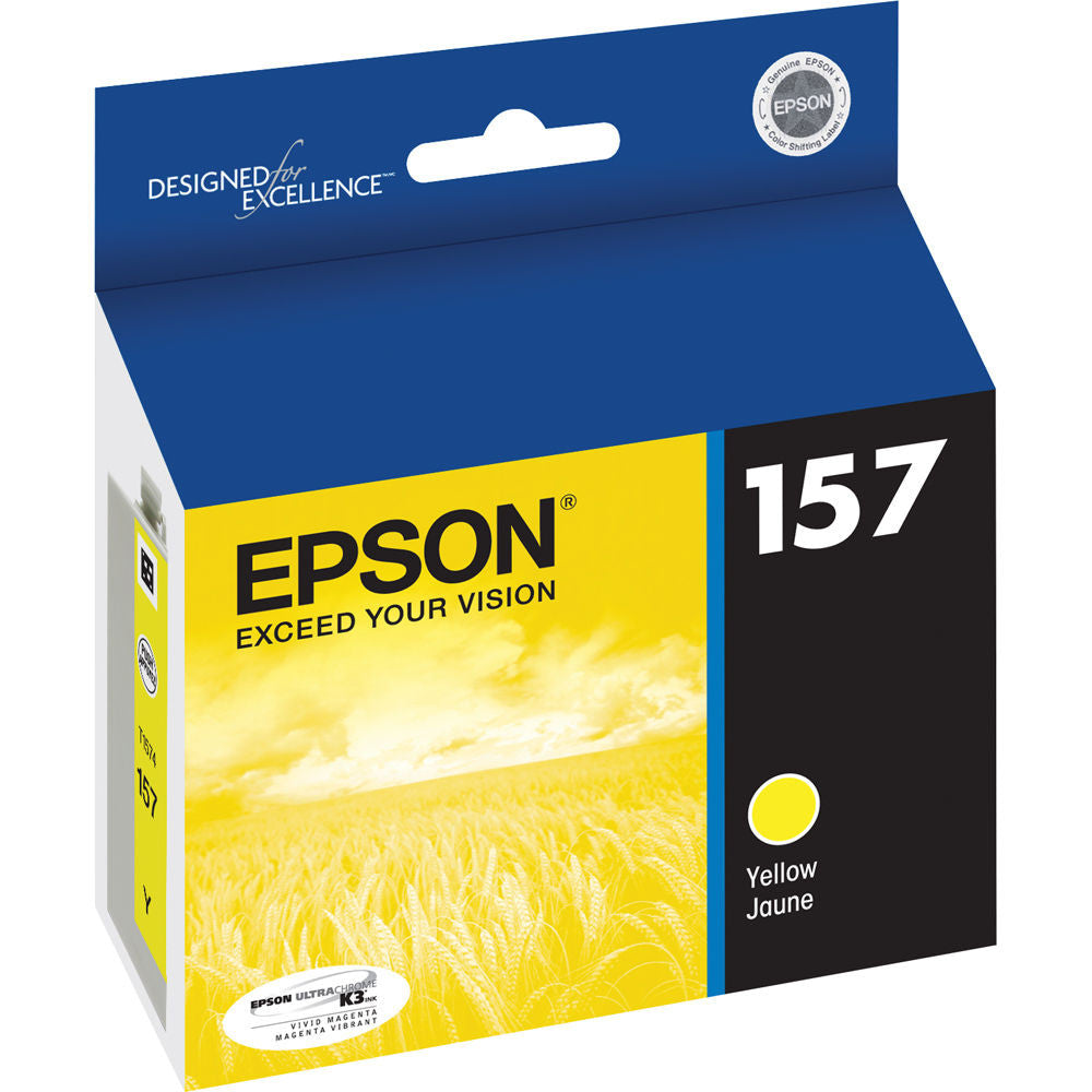 Epson T157420 R3000 Yellow Ink Cartridge (157) - High-Quality Replacement Ink for Epson Printers | Perfect for Home, Office & Photo Printing