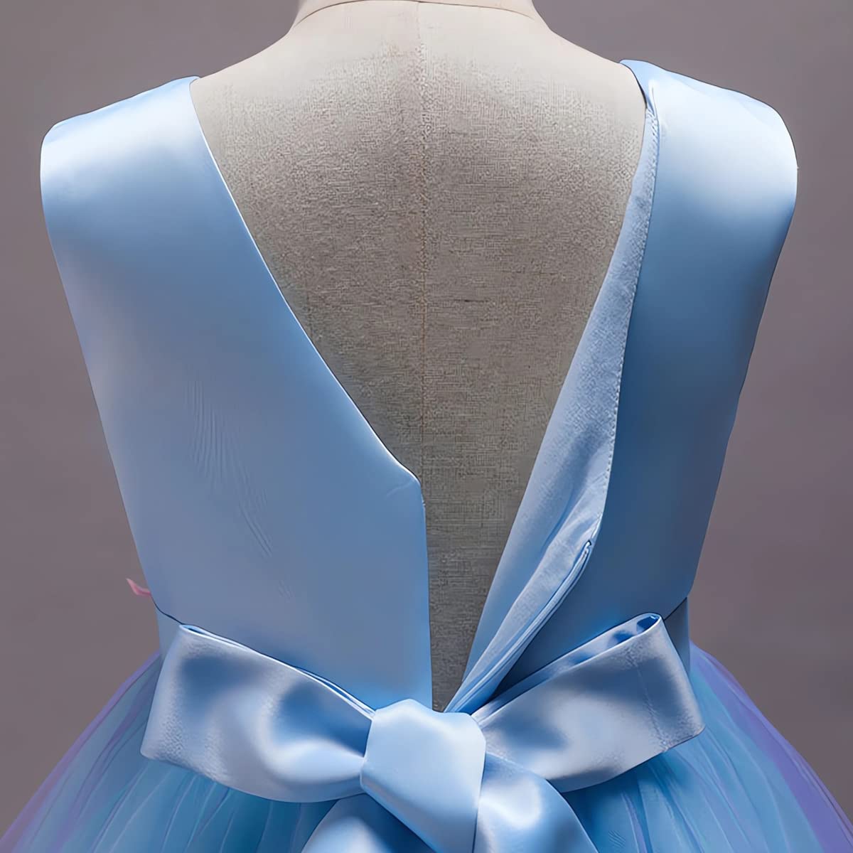 **Flower Girl Dresses for Kids - Elegant Baby Princess Wedding & Birthday Party Tutu Dress (Sleeveless, Pageant Ready) - Perfect for Weddings, Pageants & Special Occasions**