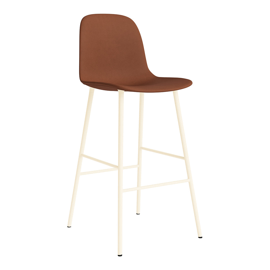 Modern Form Bar Chair - Fully Upholstered Counter Stool with Comfortable Seat - Perfect for Kitchen Islands, Breakfast Bars & Home Bars