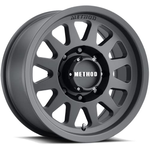 Method Race Wheels 704 HD Black Matte Wheel - 17x9 Inches, 8x180mm Bolt Pattern, 18mm Offset - Perfect for Off-Road Trucks, Jeeps & SUVs