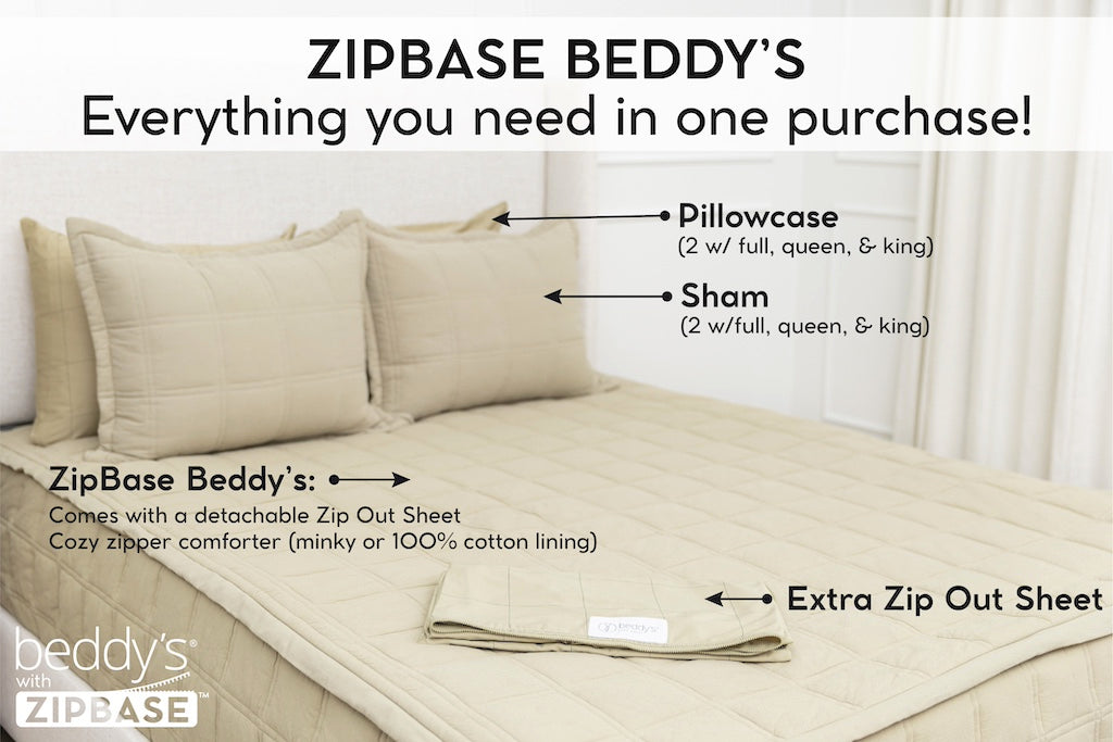 Wyatt Luxe Beddy's - Premium Comfort Bedding Set for Kids & Adults - Soft, Cozy & Stylish - Perfect for Bedrooms, Dorms & Guest Rooms