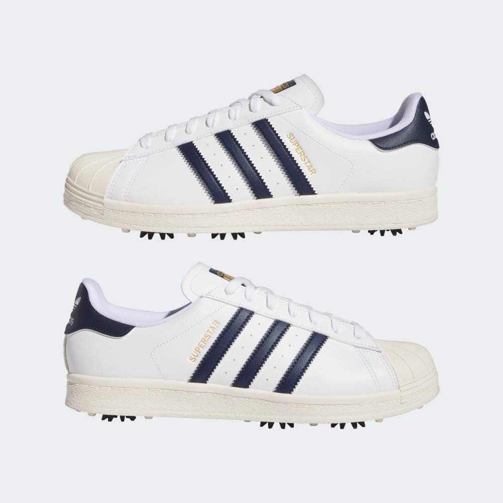 adidas Superstar Unisex Golf Shoes - Lightweight & Comfortable for Golf, Running & Casual Wear - Perfect for Sports, Training & Everyday Use