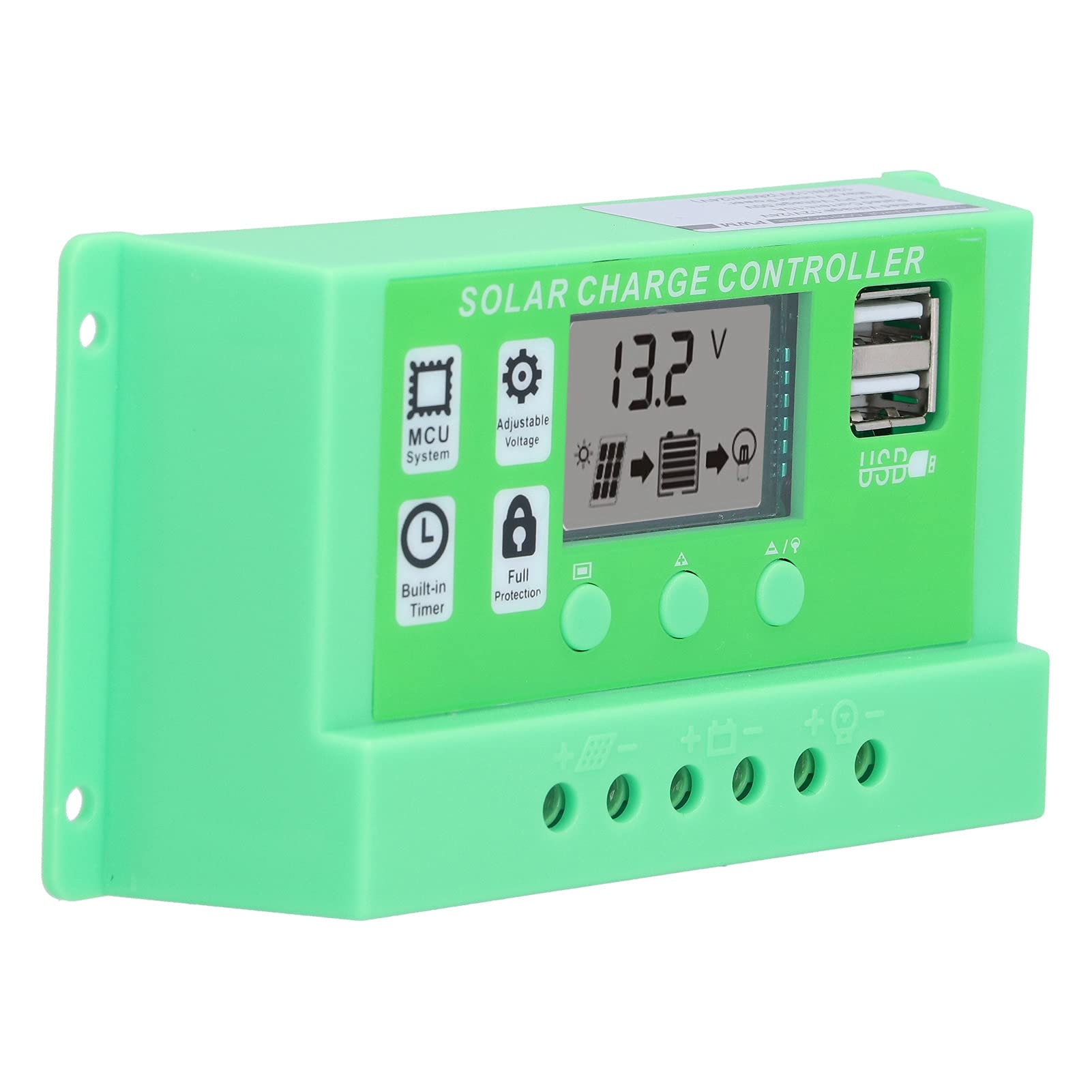 10A Solar Charge Controller with LCD Display for Home/Industry