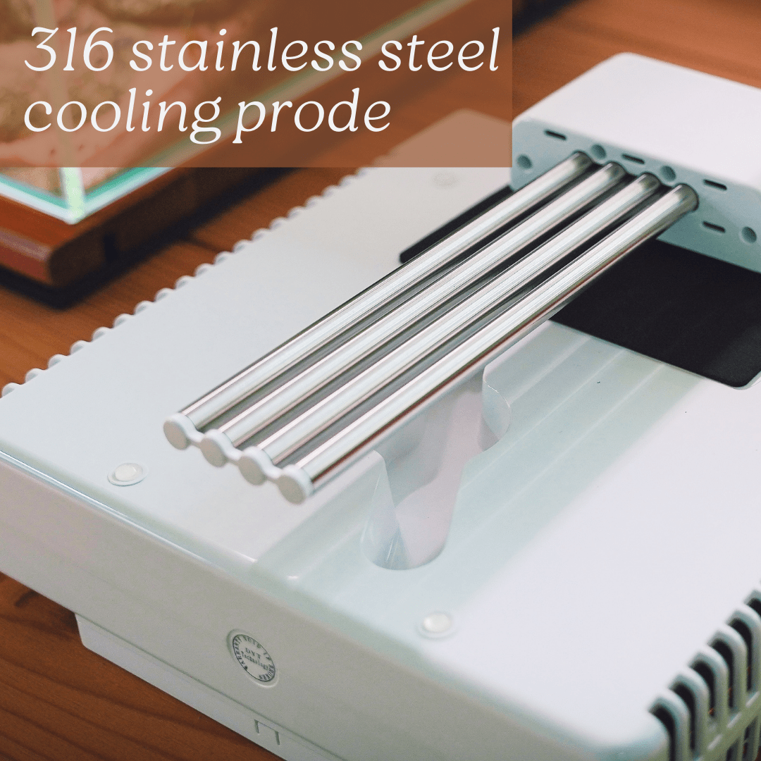 Portable DYT Mini Chiller for 30L Aquariums - No Installation Required | Compact Cooling Solution for Small Fish Tanks & Hydroponic Systems