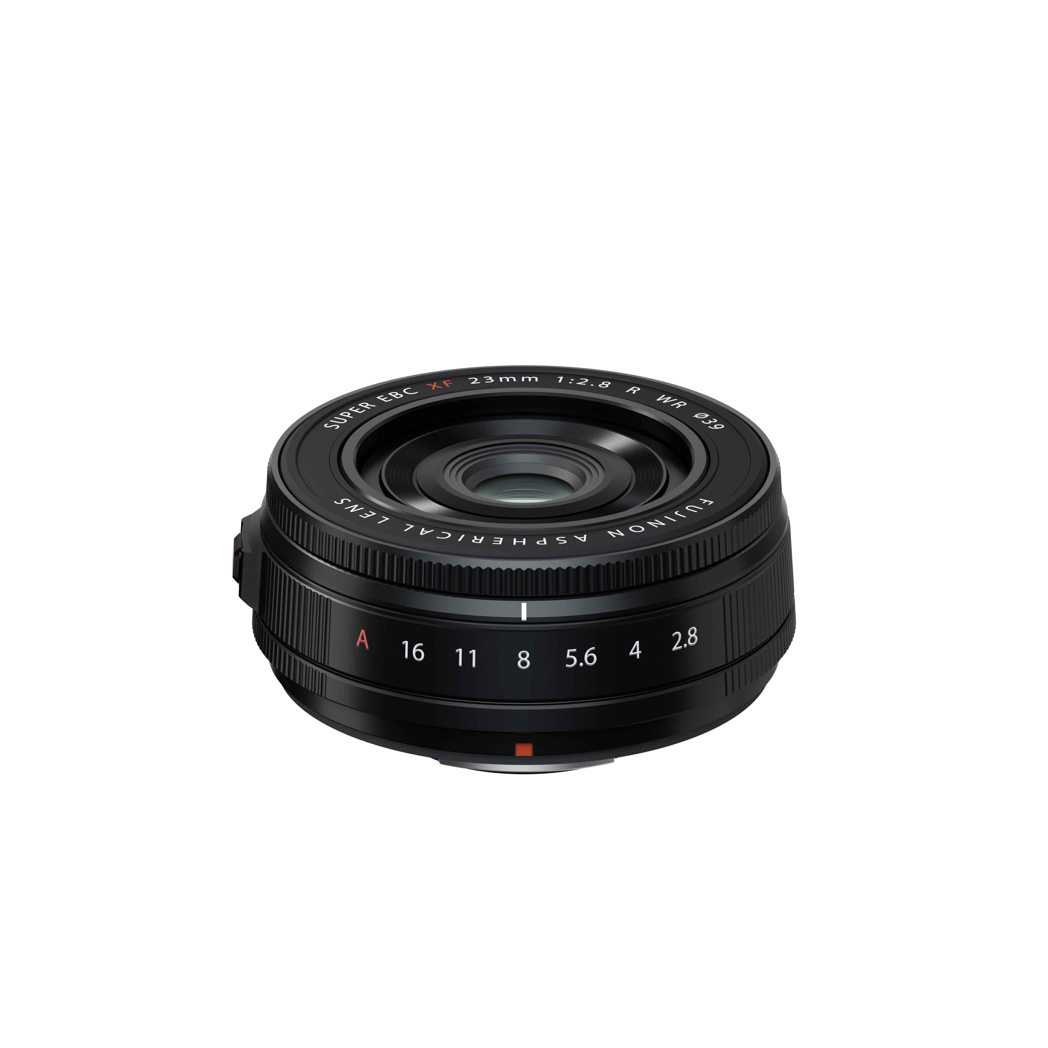 FUJIFILM XF 23mm f/2.8 R WR Pancake Lens for Fujifilm X Mount Cameras - Black | Compact Weather-Resistant Prime Lens for Street, Travel & Everyday Photography
