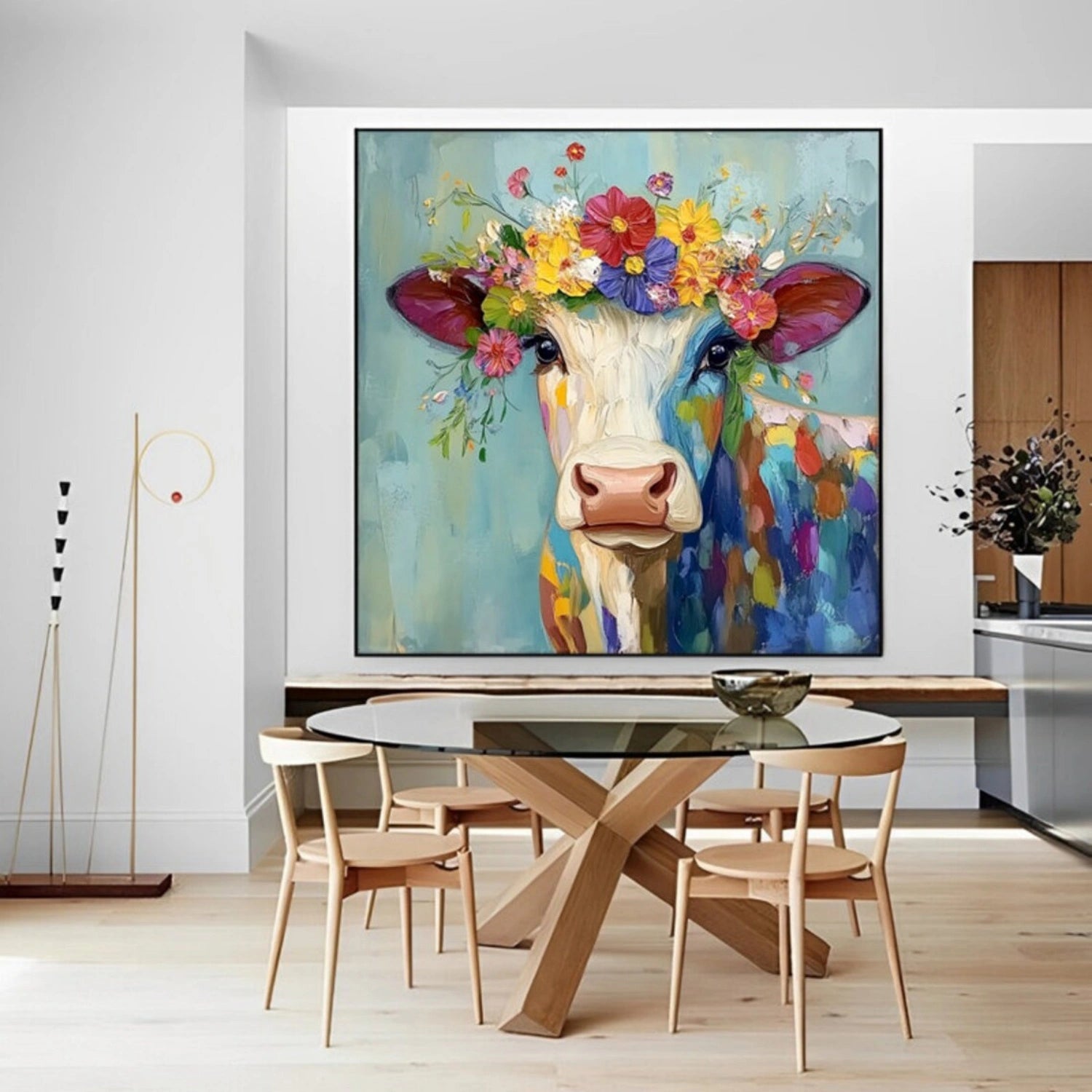 Animal Art Painting #AP099 - Handmade Canvas Wall Decor for Living Room, Bedroom & Office - Wildlife & Nature Inspired Home Decor