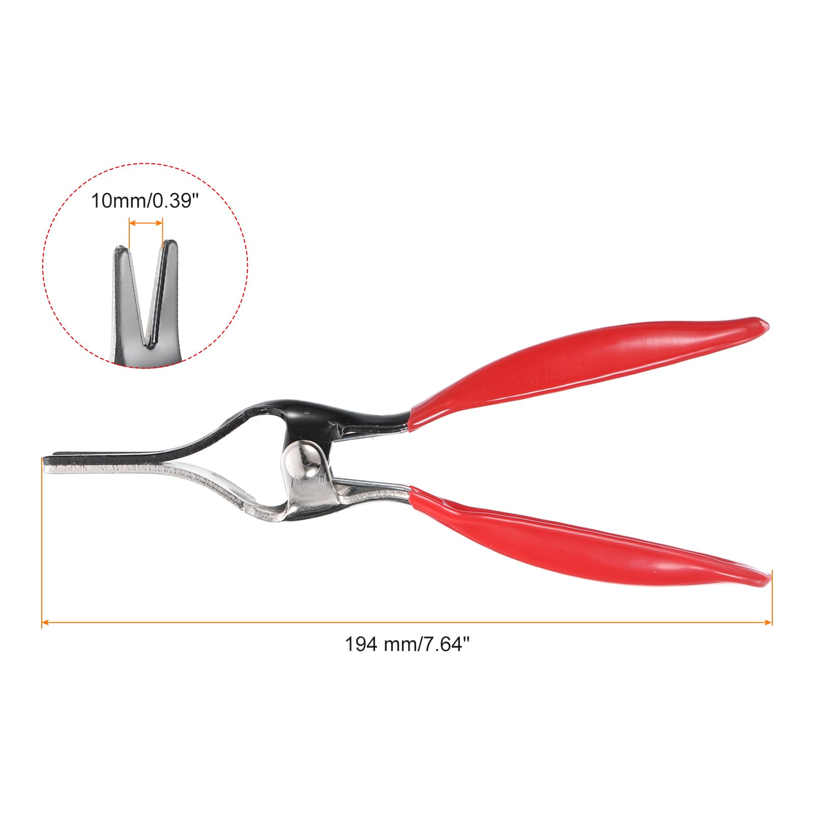HARFINGTON Hose Clamp Pliers - Spring Clips Hose Remover Tool for Fuel, Coolant, Radiator & Heater Water Lines - Professional Automotive Repair Kit for Vehicle Maintenance (Ideal for Mechanics & DIY Car Enthusiasts)